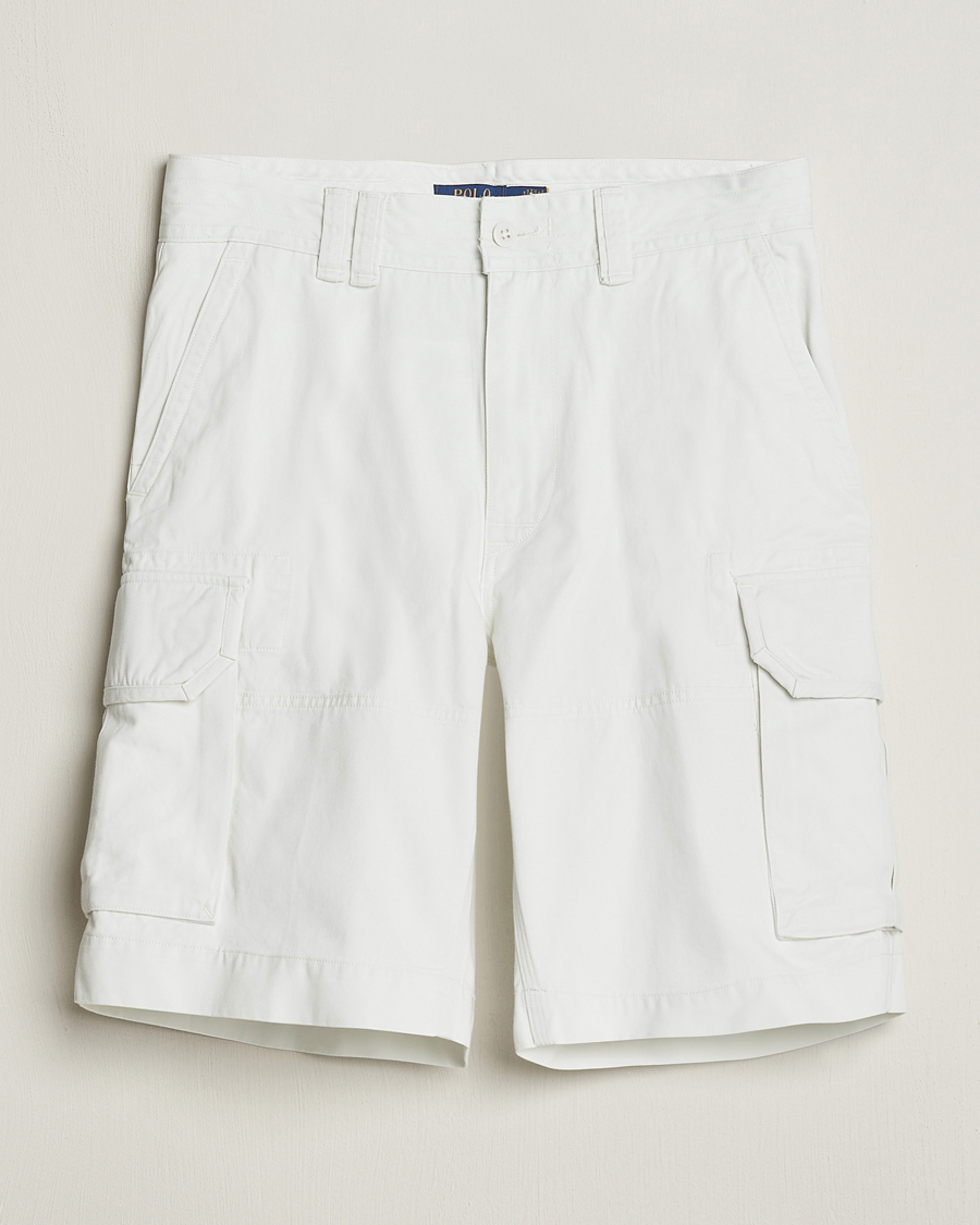 Herre | Shorts | Polo Ralph Lauren | Slub Twill Cargo Shorts Deckwash White