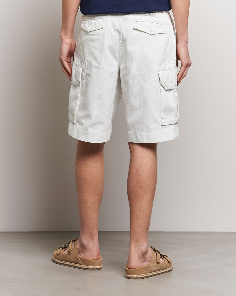 Herre | Shorts | Polo Ralph Lauren | Slub Twill Cargo Shorts Deckwash White