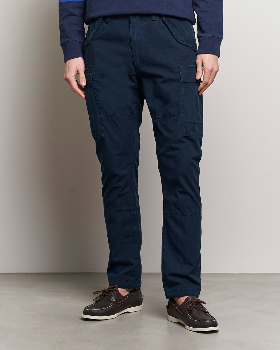 Herre | Avdelinger | Polo Ralph Lauren | Slub Canvas Cargo Pants Aviator Navy