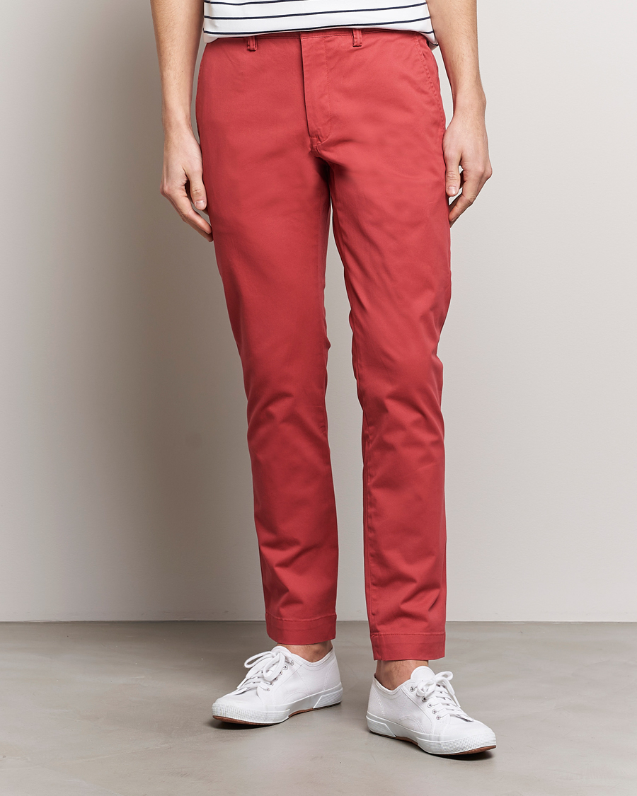 Herre | Jakke og bukse | Polo Ralph Lauren | Slim Fit Stretch Chinos Nantucket Red