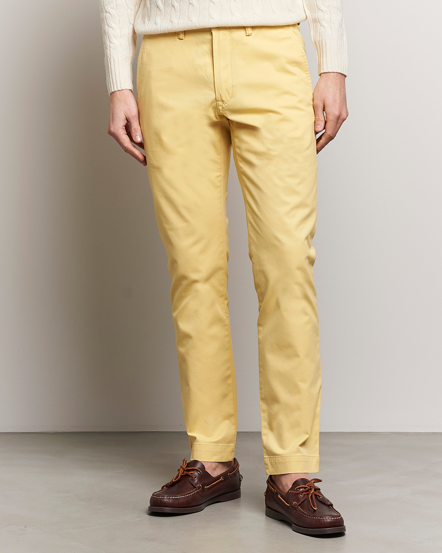 Herre | Avdelinger | Polo Ralph Lauren | Slim Fit Stretch Chinos Corn Yellow