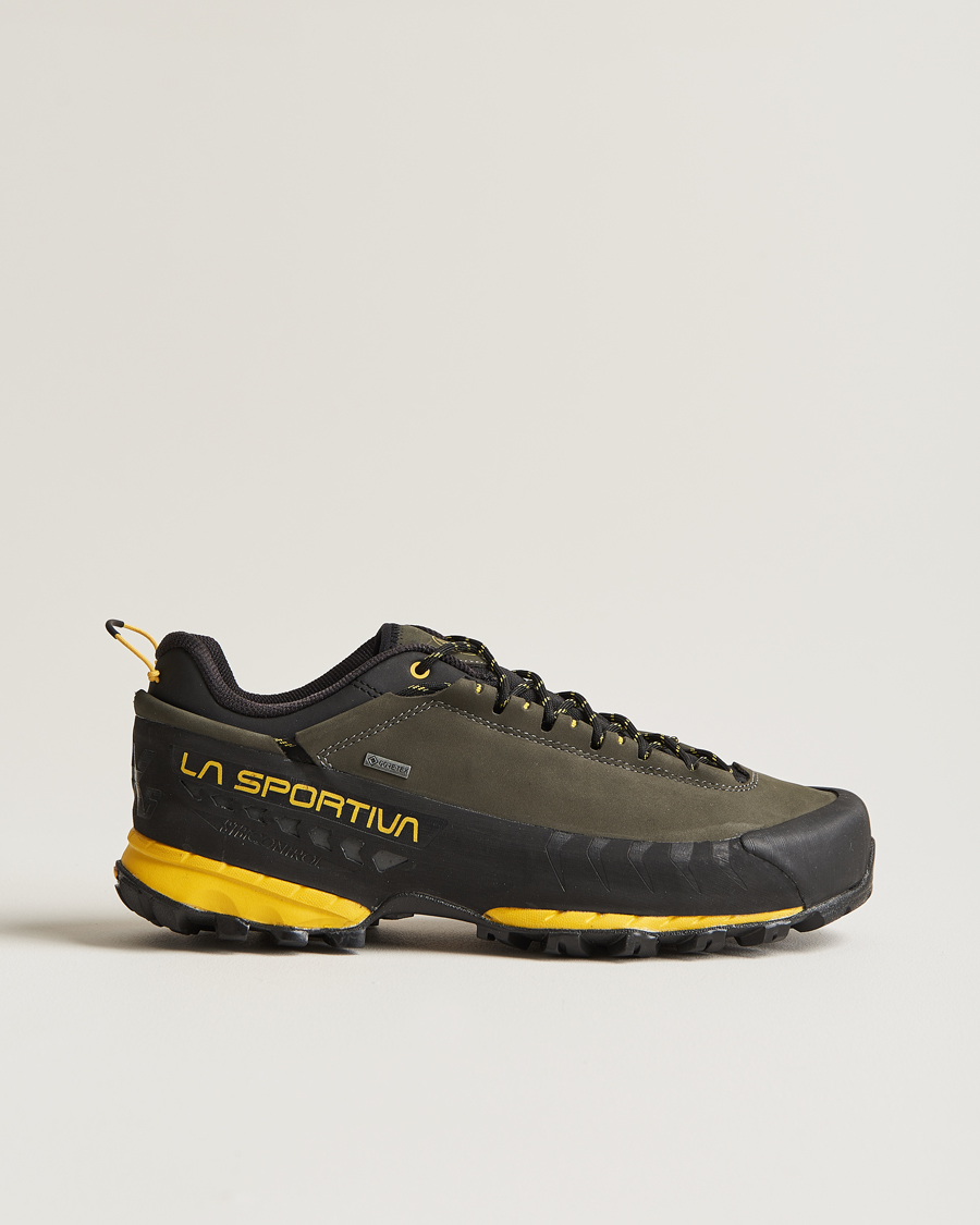 Herre | Trail Sneakers | La Sportiva | TX5 GTX Hiking Shoes Carbon/Yellow