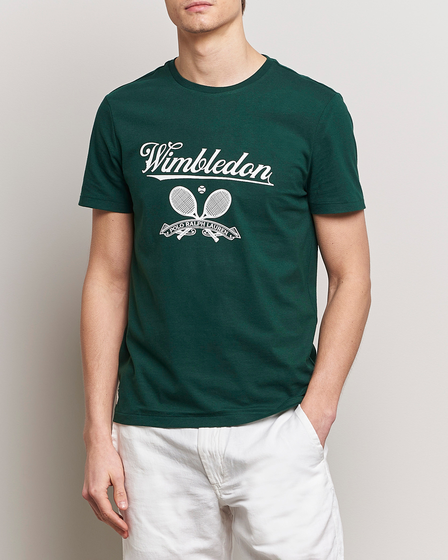 Herre | Nytt i butikken | Polo Ralph Lauren | Wimbledon Printed Tee Moss Agate