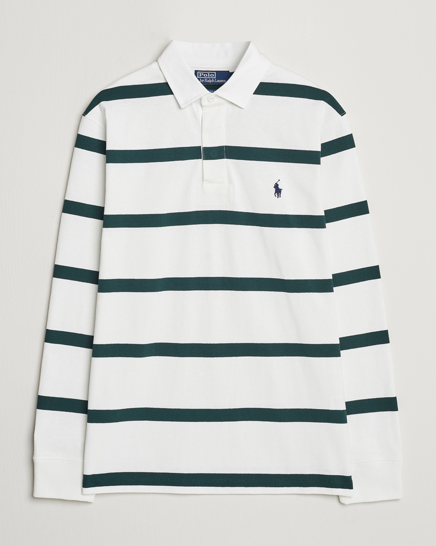 Herre | Gensere | Polo Ralph Lauren | Wimbledon Rugby Sweater White/Moss Agate