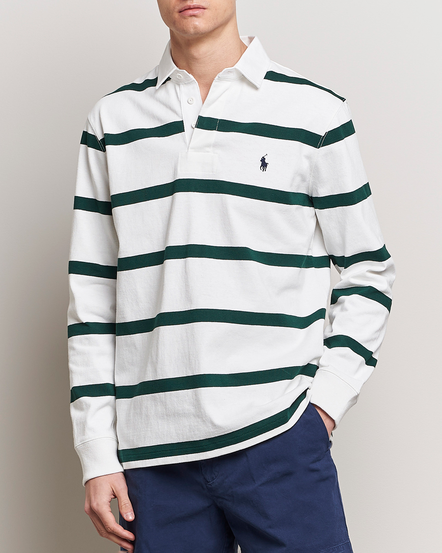 Herre | Gensere | Polo Ralph Lauren | Wimbledon Rugby Sweater White/Moss Agate