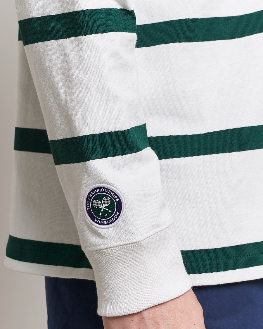 Herre | Gensere | Polo Ralph Lauren | Wimbledon Rugby Sweater White/Moss Agate