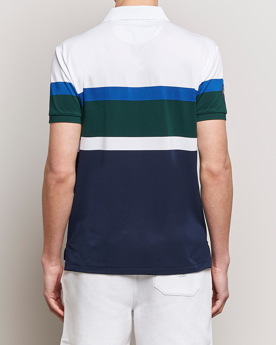 Herre | Pikéer | Polo Ralph Lauren | Wimbledon Block Custom Slim Fit Polo Refined Navy/Multi