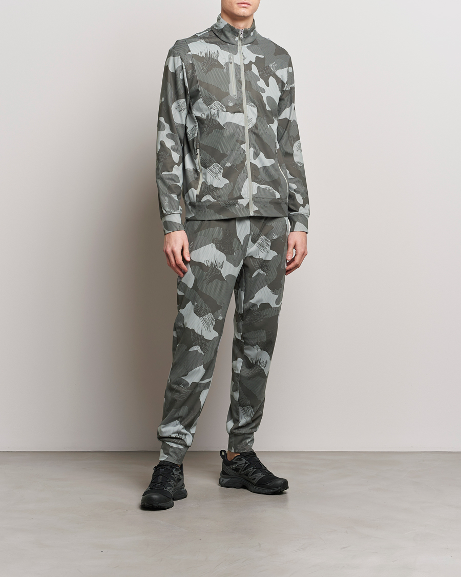 Herre | Gensere | RLX Ralph Lauren | Warp Tech Jersey Camo Full Zip Grey