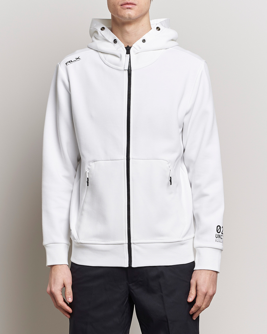 Herre | Salg klær | RLX Ralph Lauren | Performance Full Zip Hoodie Ceramic White