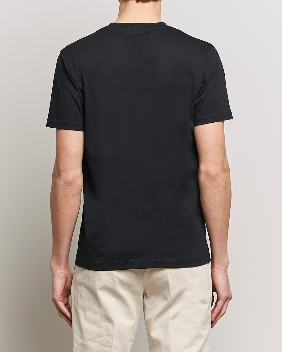 Herre | T-Shirts | Sunspel | Riviera Midweight T-Shirt Black