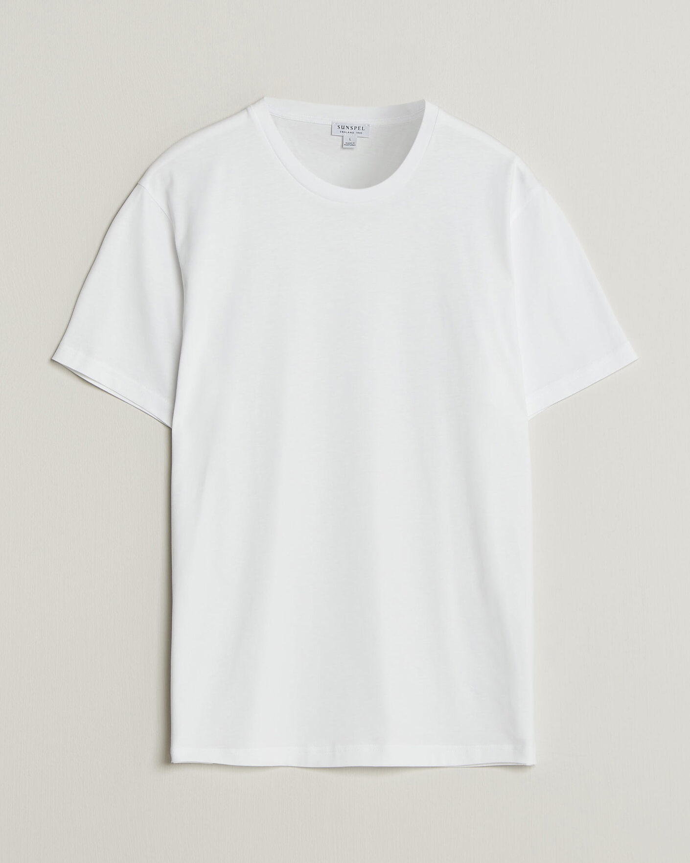 Herre | T-Shirts | Sunspel | Riviera Midweight T-Shirt White