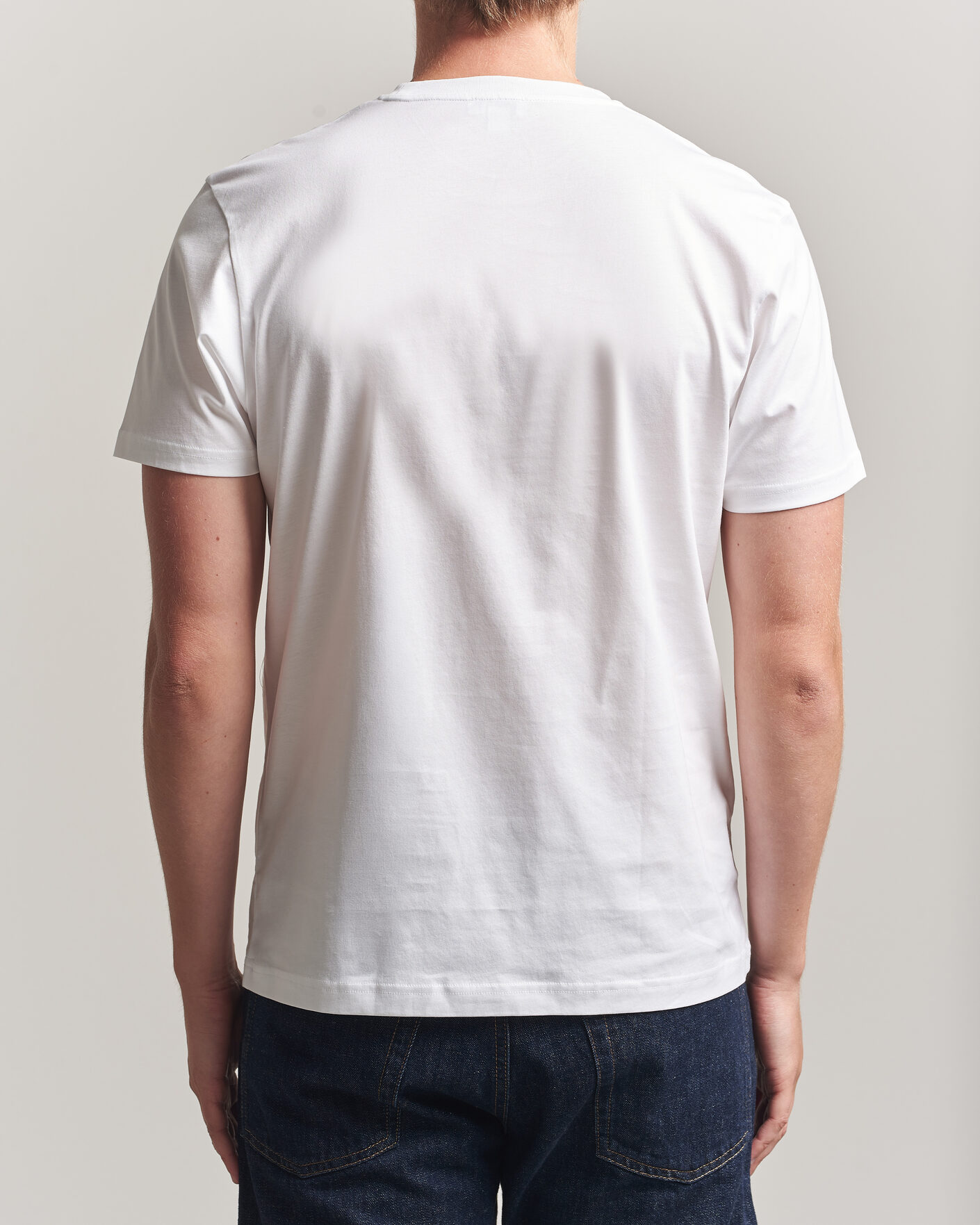 Herre | T-Shirts | Sunspel | Riviera Midweight T-Shirt White