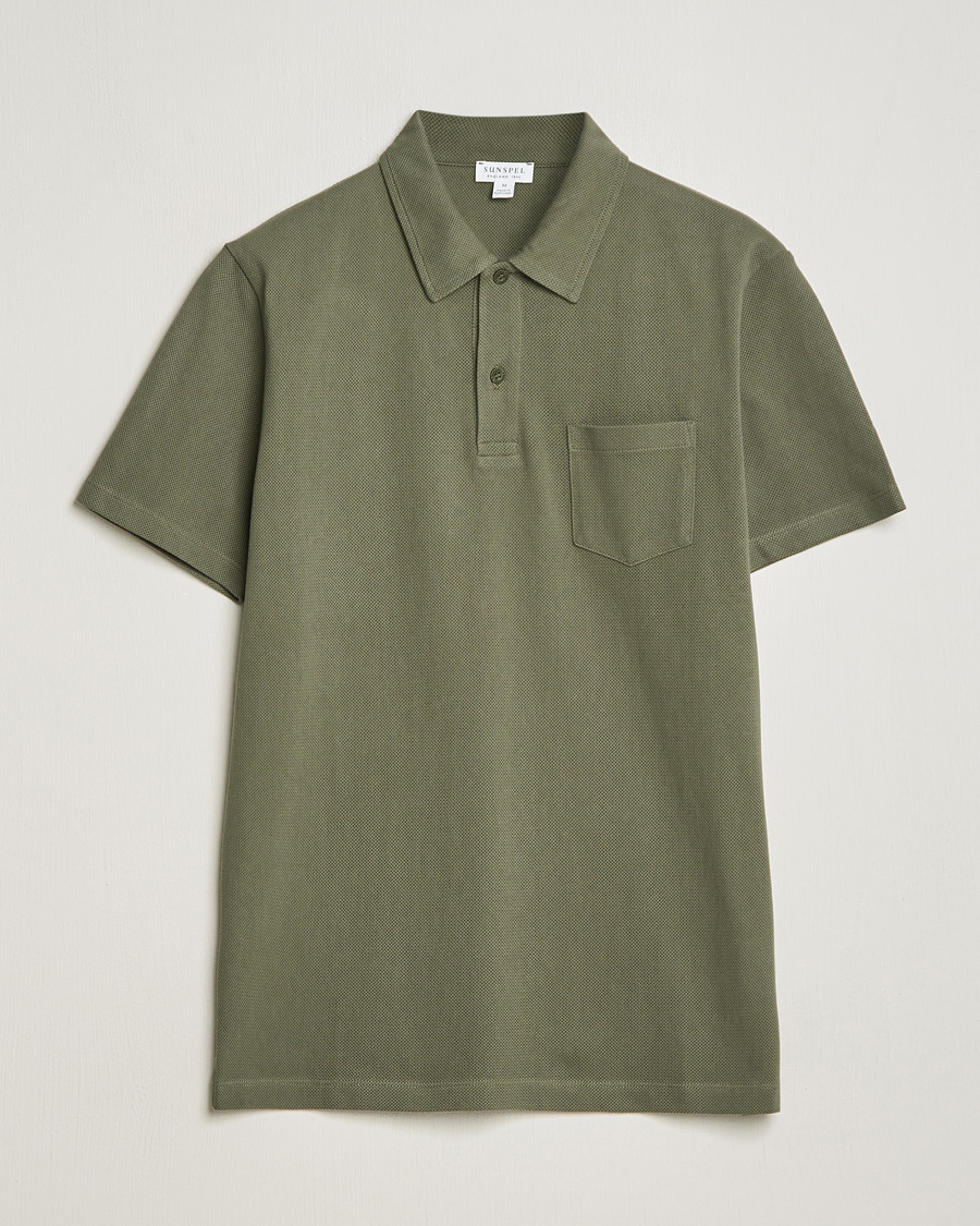 Herre | Pikéer | Sunspel | Riviera Polo Shirt Khaki