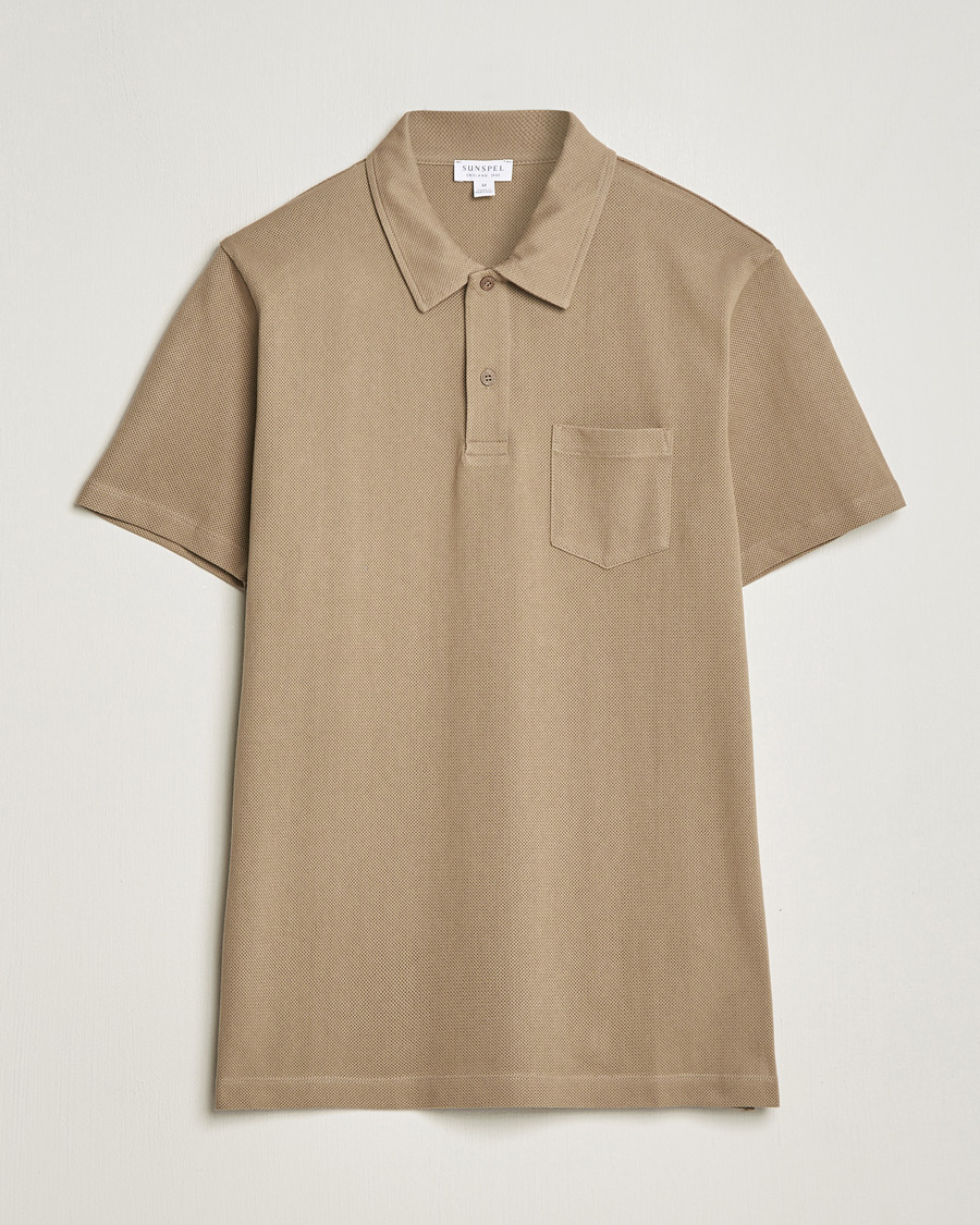 Herre | Pikéer | Sunspel | Riviera Polo Shirt Dark Stone