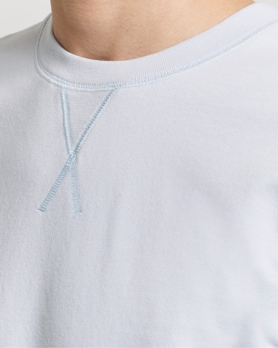 Herre | Gensere | Sunspel | Loopback Sweatshirt Light Blue