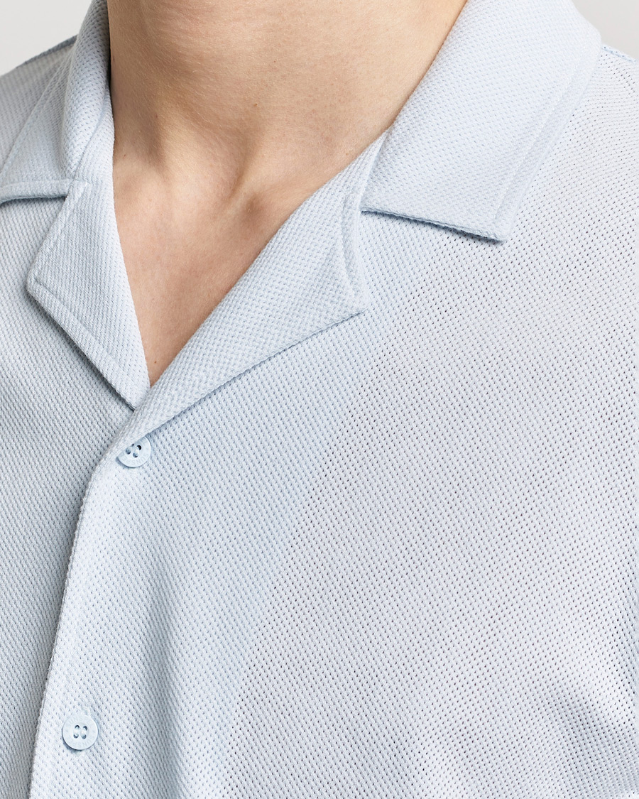 Herre | Skjorter | Sunspel | Riviera Resort Shirt Light Blue