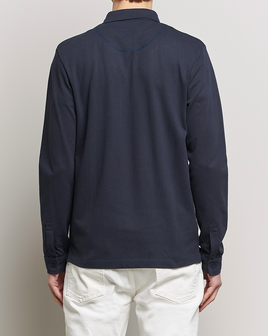 Herre | Skjorter | Sunspel | Riviera Long Sleeve Shirt Navy