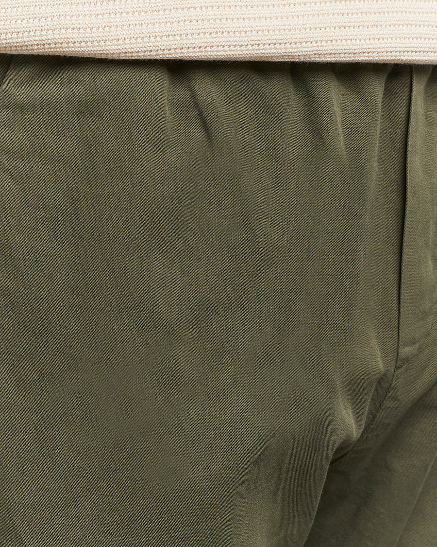 Herre | Shorts | Sunspel | Cotton/Linen Drawstring Shorts Khaki