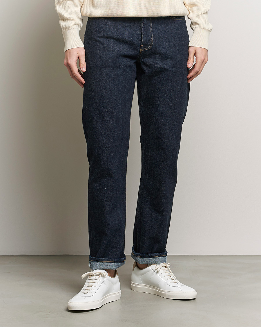 Herre | Jeans | Sunspel | Japanese Selvedge Jeans Blue