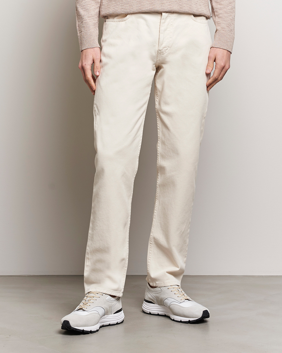 Herre | Bukser | Sunspel | Five Pocket Cotton Twill Trousers Undyed