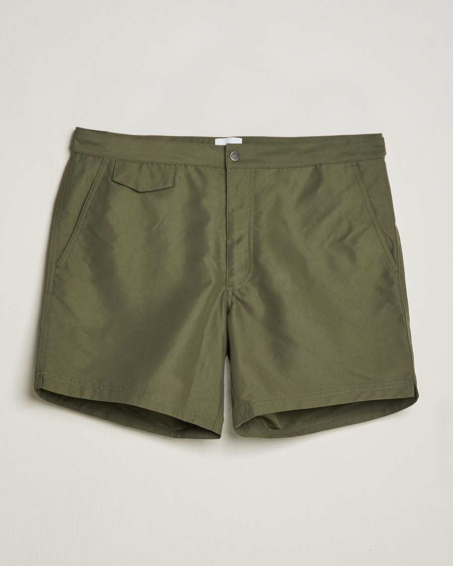 Herre | Badeshorts | Sunspel | Recycled Seaqual Tailored Swim Shorts Hunter Green