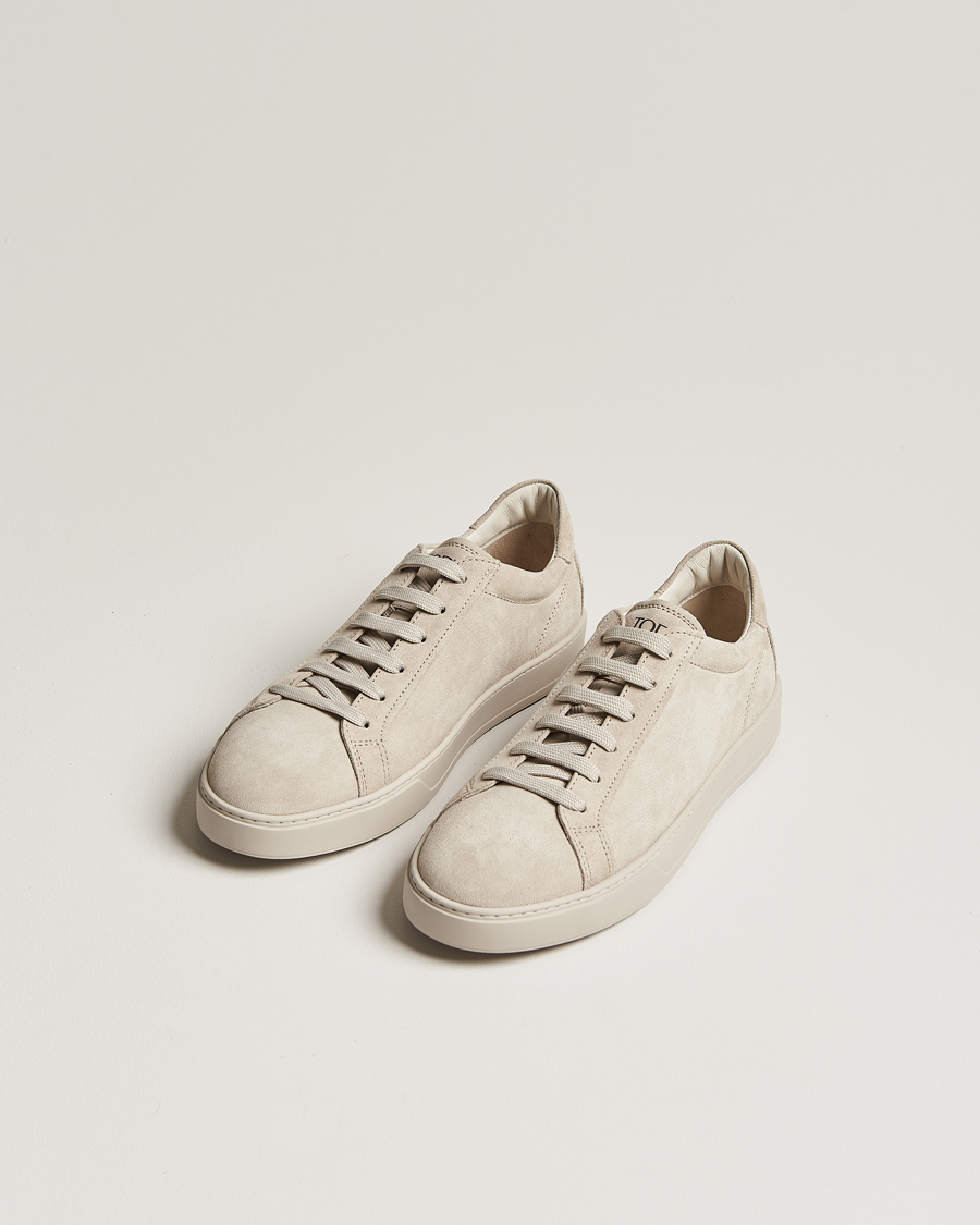 Herre |  | Tod's | Cassetta Lacciata Sneaker Light Grey Suede