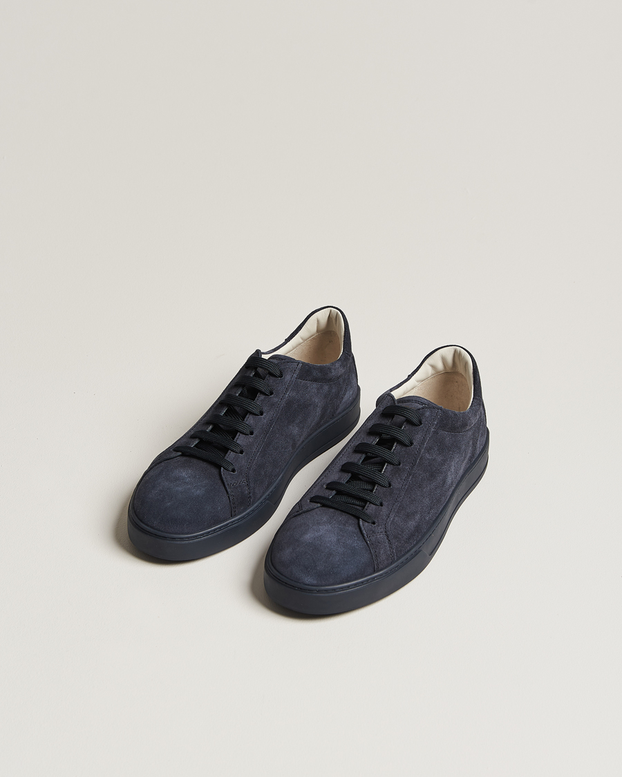 Herre | Luxury Brands | Tod's | Cassetta Lacciata Sneaker Navy Suede