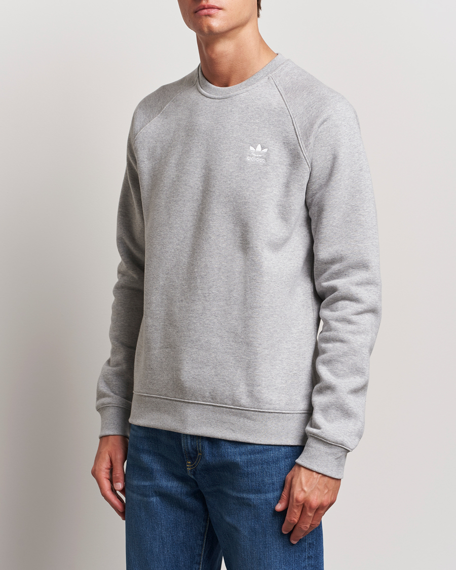 Herre | Klær | adidas Originals | Essential Crew Neck Sweatshirt Grey Melange