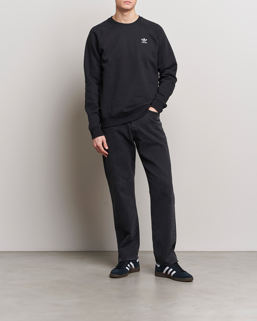 Herre | Gensere | adidas Originals | Essential Crew Neck Sweatshirt Black