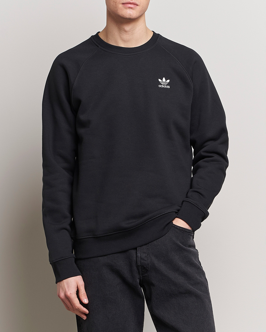 Herre | Gensere | adidas Originals | Essential Crew Neck Sweatshirt Black