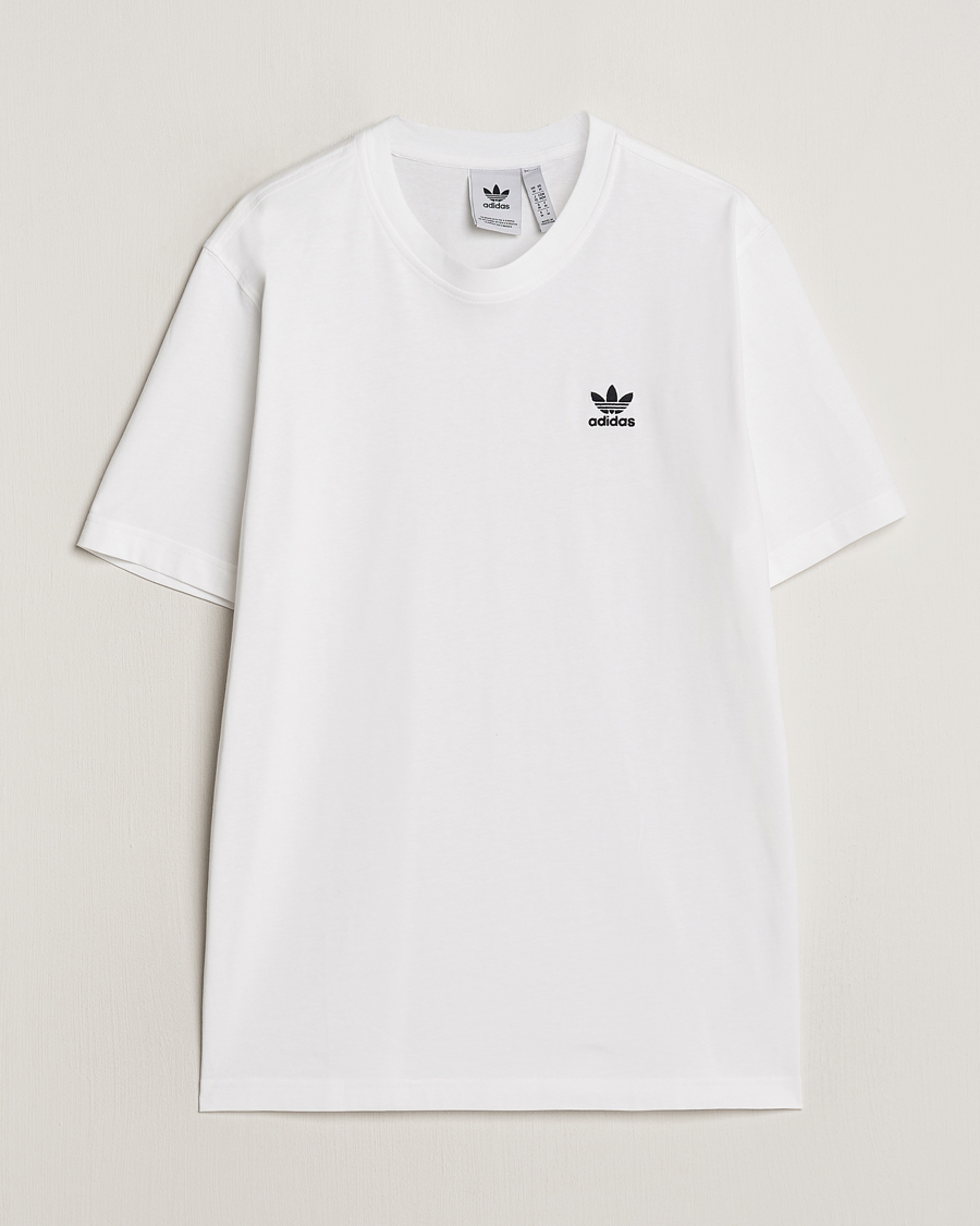 Herre | T-Shirts | adidas Originals | Essential Crew Neck T-Shirt White