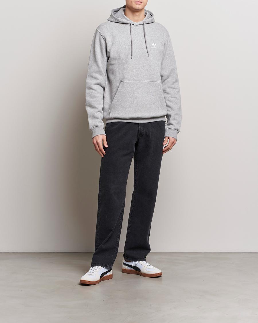 Herre | Gensere | adidas Originals | Essential Hoodie Grey Melange