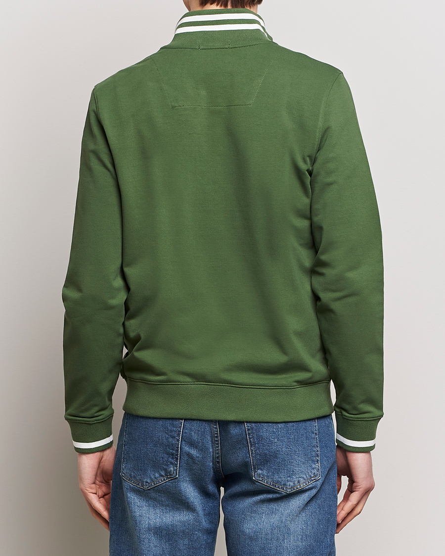 Herre | Gensere | Aeronautica Militare | Full Zip Sweater Seaweed Green