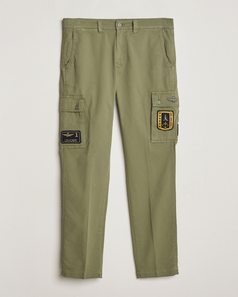 Herre | Bukser | Aeronautica Militare | Heritage Cargo Pants Sage Green