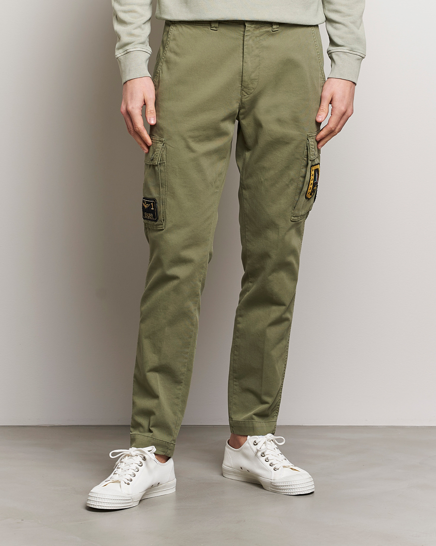 Herre | Bukser | Aeronautica Militare | Heritage Cargo Pants Sage Green