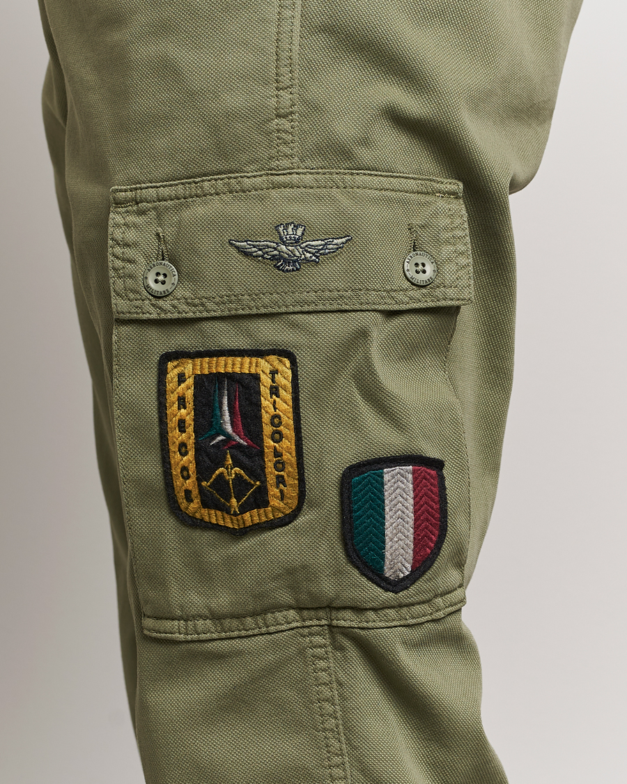 Herre | Bukser | Aeronautica Militare | Heritage Cargo Pants Sage Green
