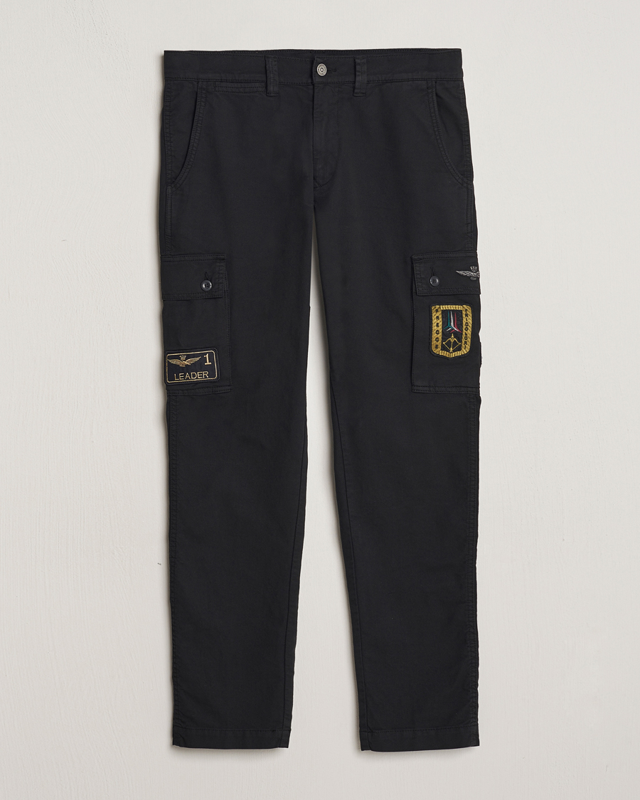 Herre | Bukser | Aeronautica Militare | Heritage Cargo Pants Jet Black