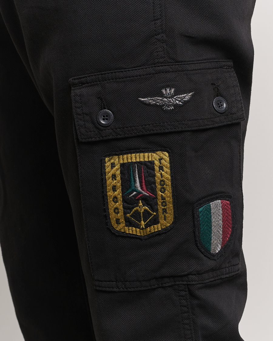 Herre | Bukser | Aeronautica Militare | Heritage Cargo Pants Jet Black