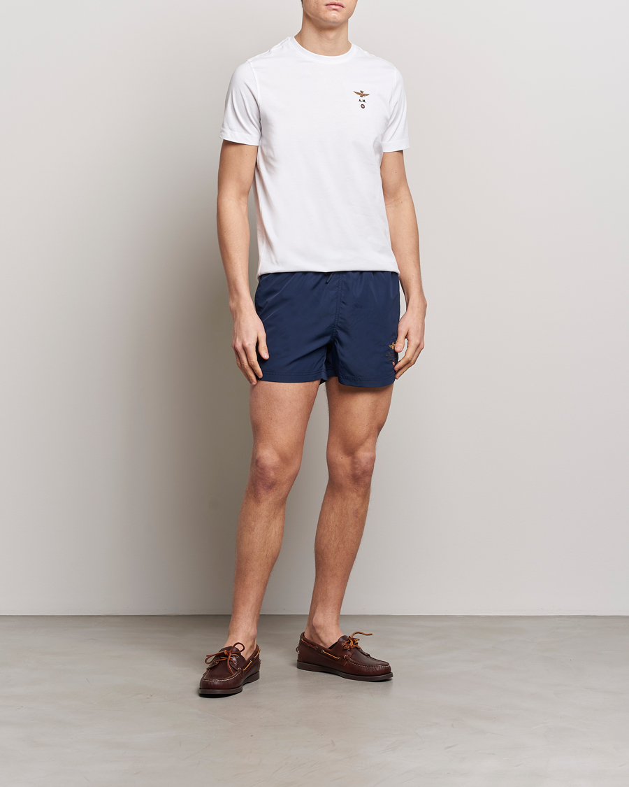 Herre | Badeshorts | Aeronautica Militare | Costume Swim Shorts Navy