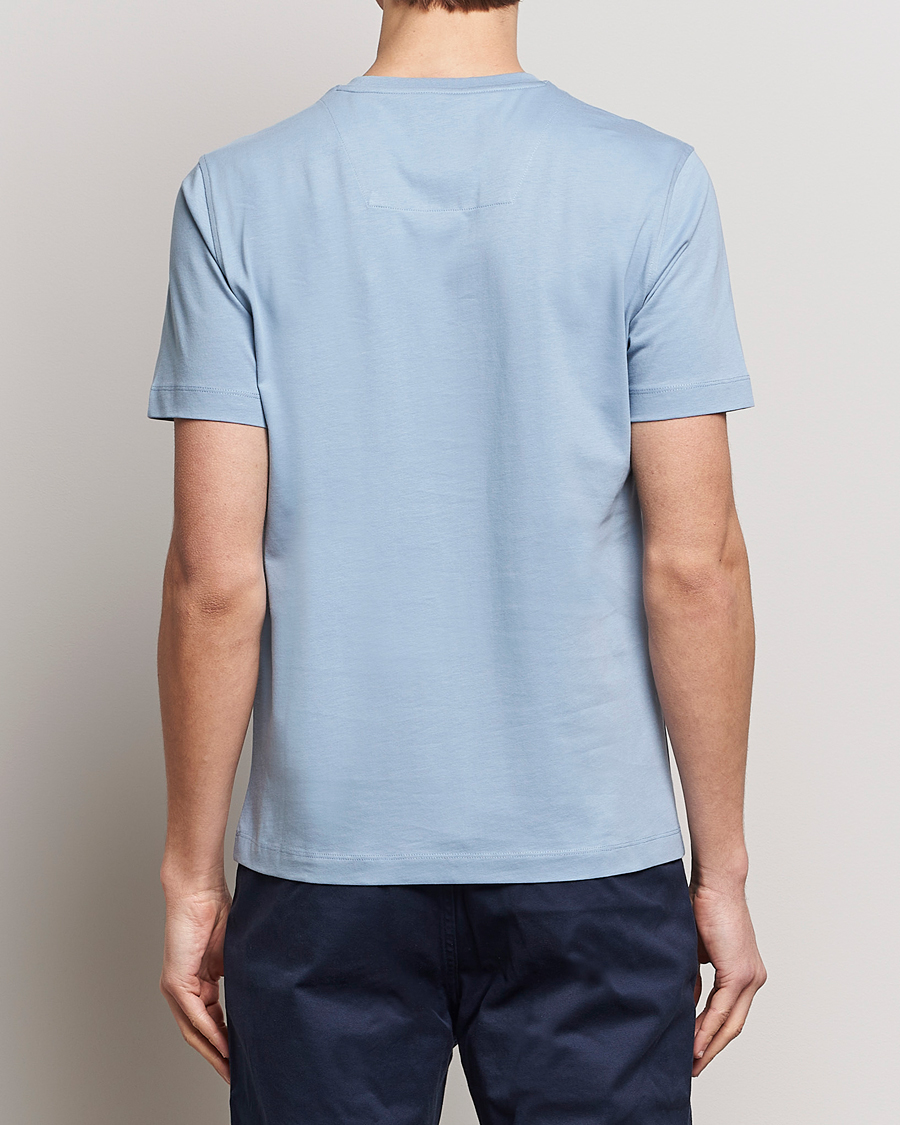 Herre | T-Shirts | Aeronautica Militare | TS1580 Crew Neck T-Shirt Glacier Blue
