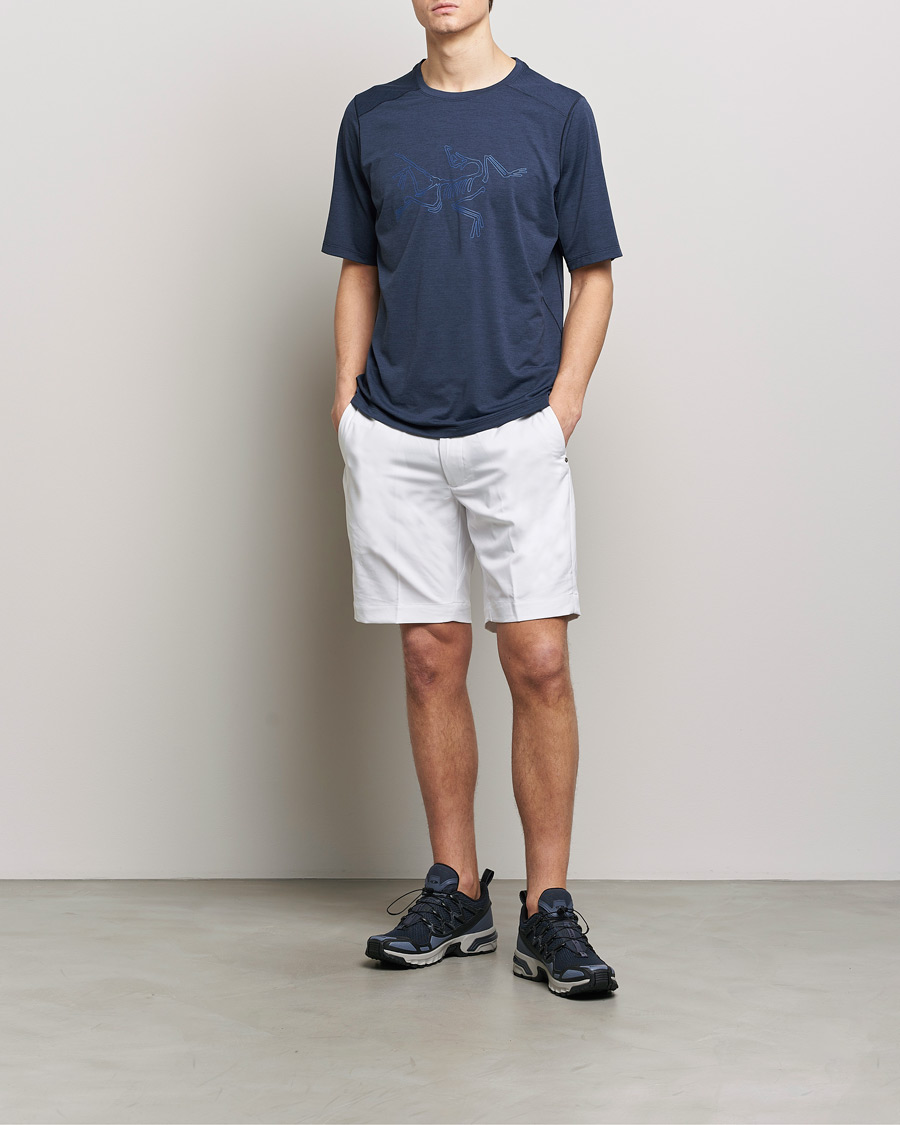 Herre | T-Shirts | Arc'teryx | Cormac Bird Logo Crew Neck T-Shirt Black Sapphire