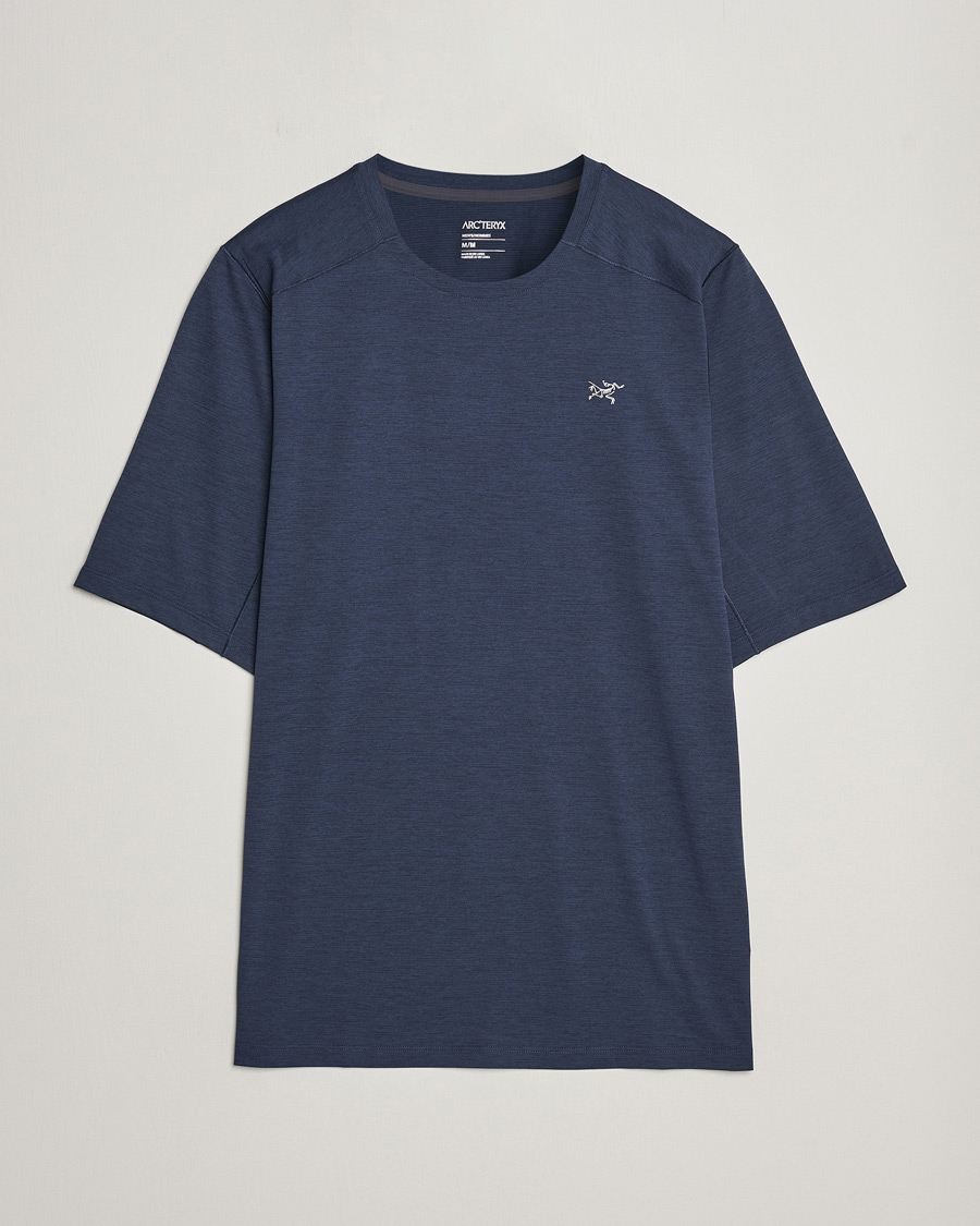 Herre | T-Shirts | Arc'teryx | Cormac Crew Neck T-Shirt Black Sapphire Heather