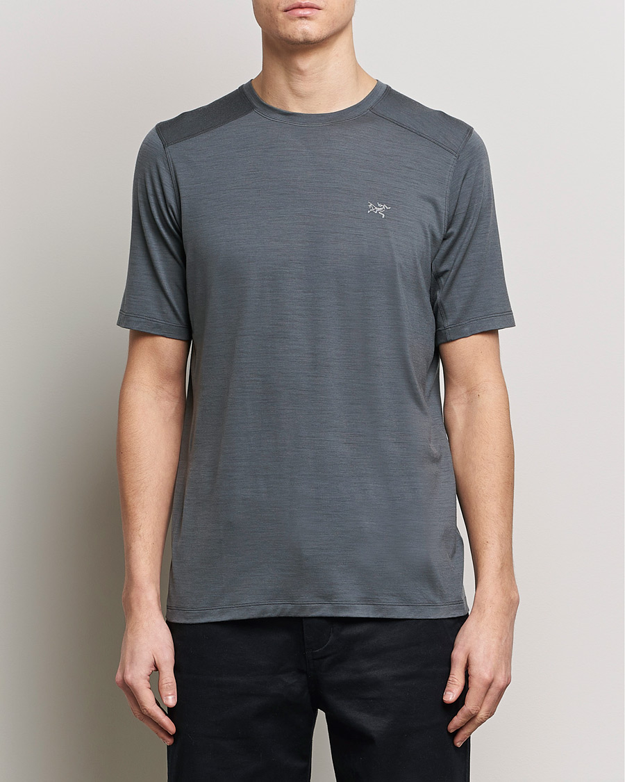 Herre | Kortermede t-shirts | Arc'teryx | Ionia Merino Wool Crew Neck T-Shirt Cloud