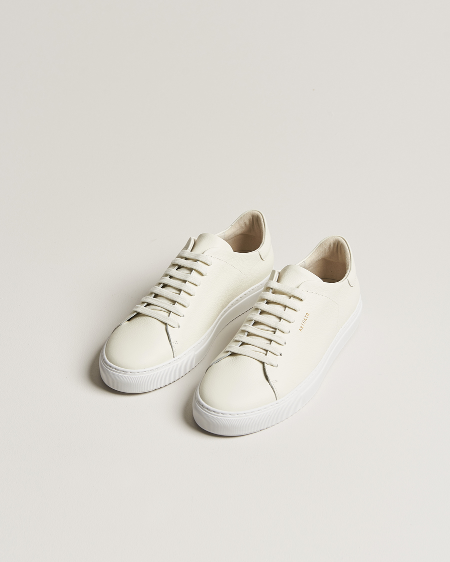 Herre |  | Axel Arigato | Clean 90 Sneaker White Grained Leather