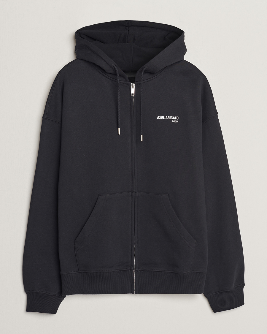 Herre | Gensere | Axel Arigato | Field Full Zip Hoodie Black