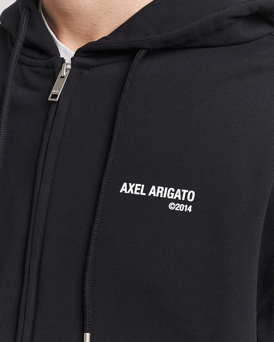 Herre | Gensere | Axel Arigato | Field Full Zip Hoodie Black