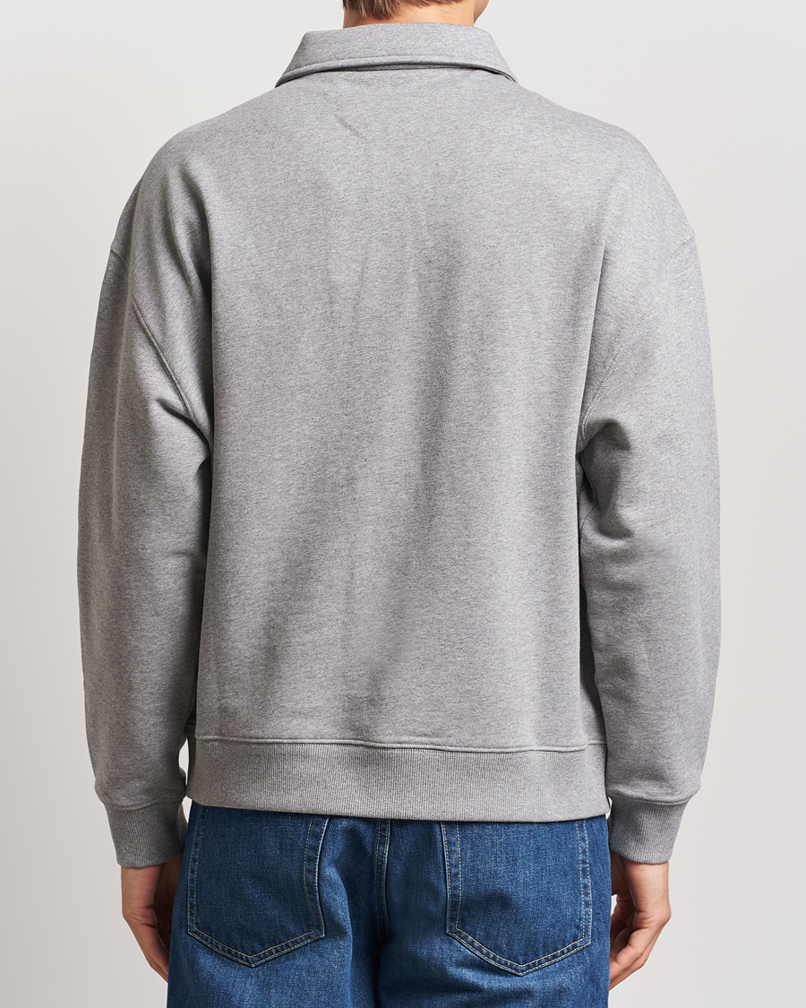 Herre | Gensere | Axel Arigato | Remi Half Zip Sweater Grey Melange