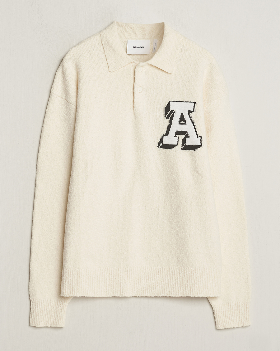 Herre | Gensere | Axel Arigato | Team Knitted Polo Off White