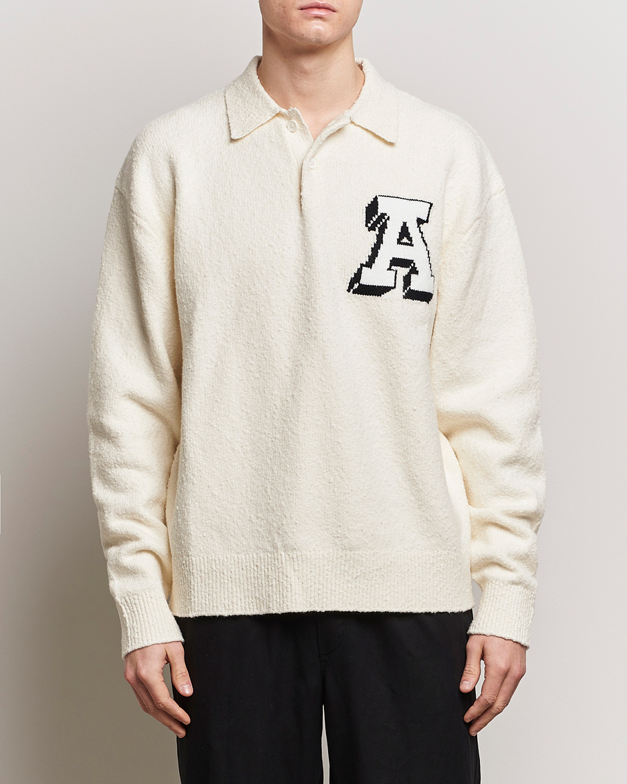 Herre | Strikkede gensere | Axel Arigato | Team Knitted Polo Off White