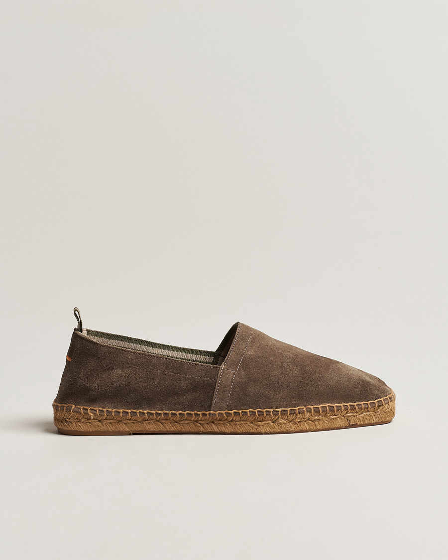 Herre | Espadrillos | Castañer | Pablo Casual Suede Espadrilles Topo